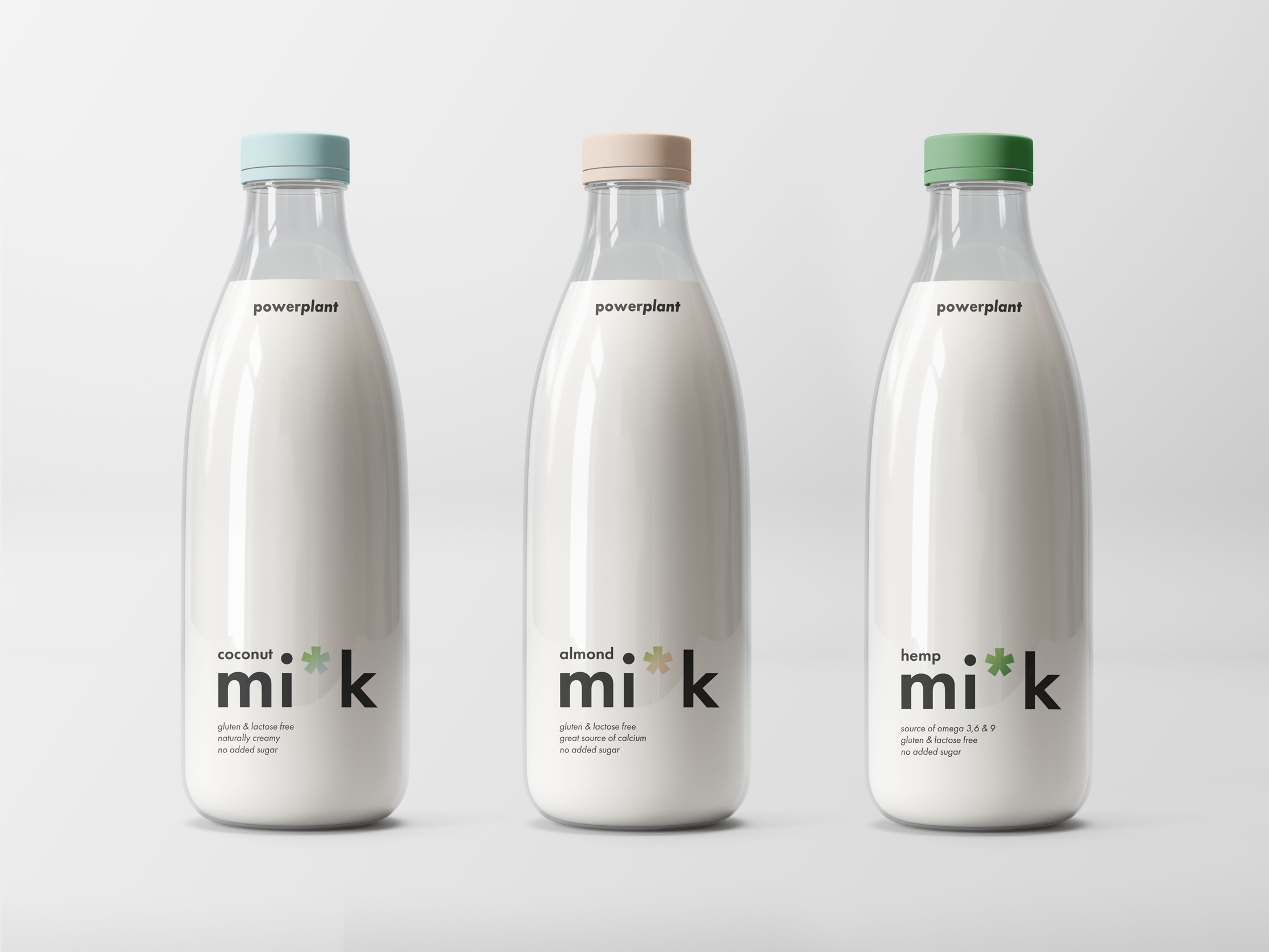photo mock-up of brand packaging for vegan milk