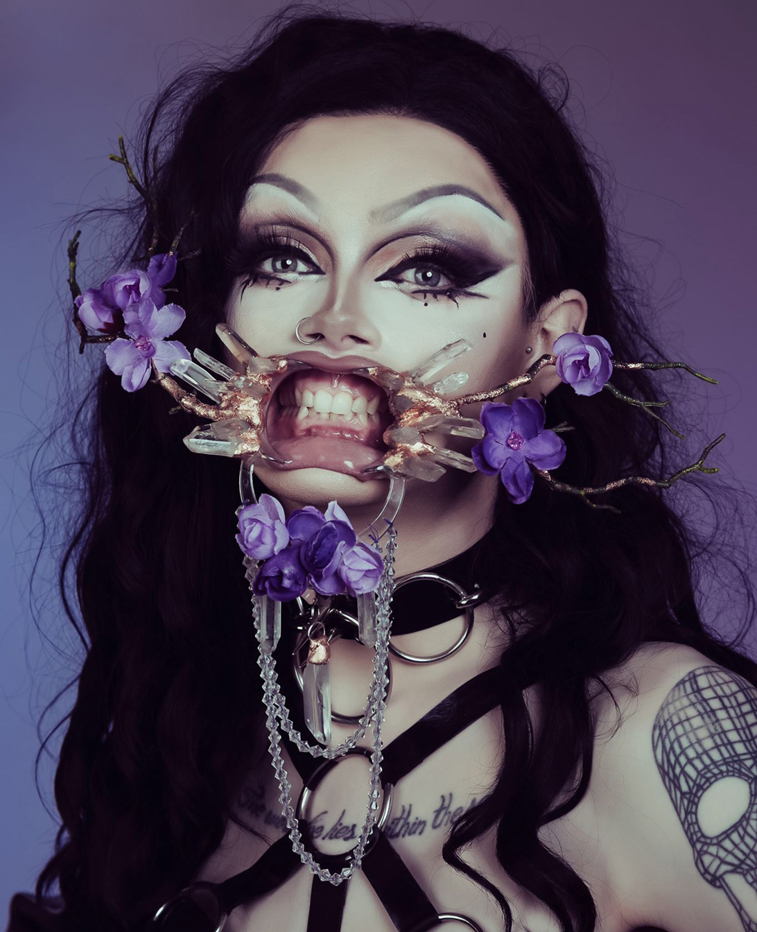 photograph of drag artist Ava Cassandra's persona