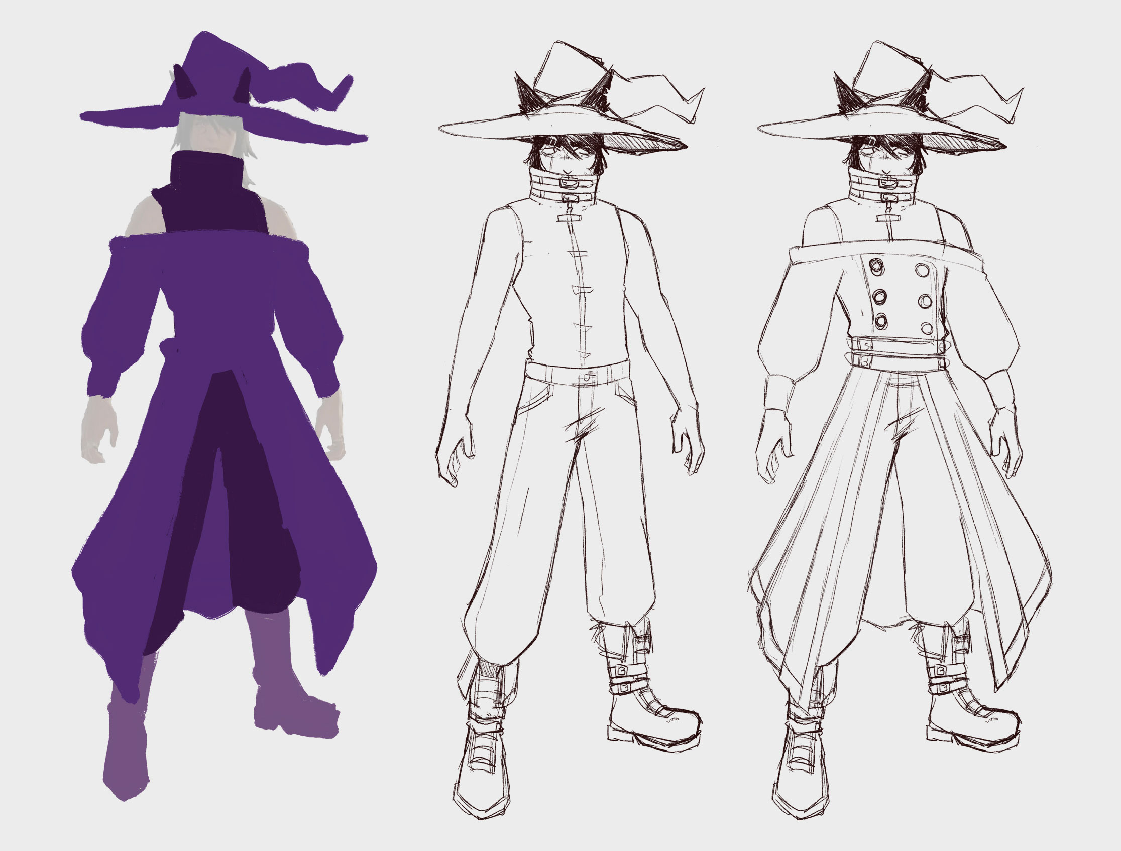Character design roughs